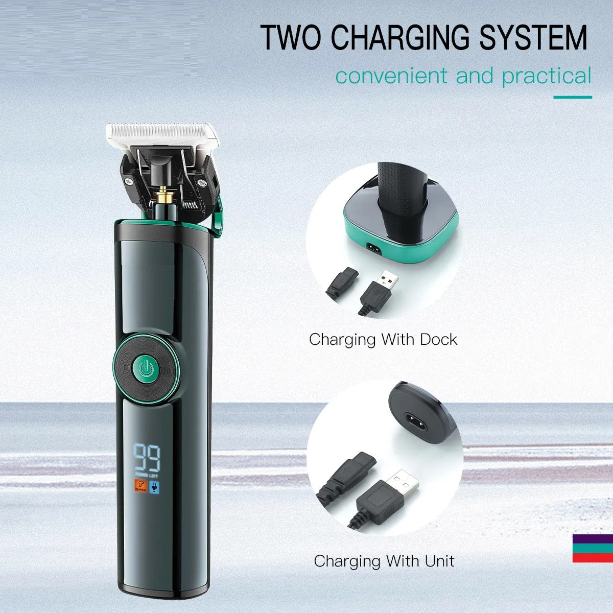 High-power Base Charging Hair Clipper