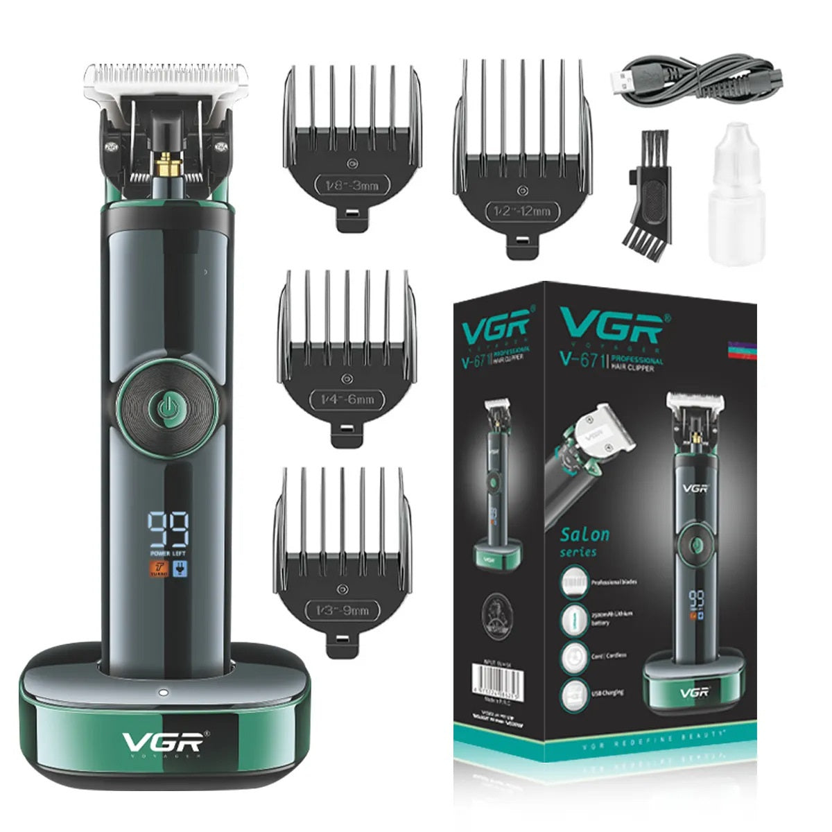 High-power Base Charging Hair Clipper